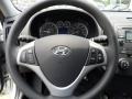 2011 Hyundai Elantra Black Interior Steering Wheel Photo