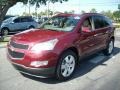 Red Jewel Metallic 2011 Chevrolet Traverse LT Exterior