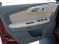 Cashmere/Dark Gray 2011 Chevrolet Traverse LT Door Panel