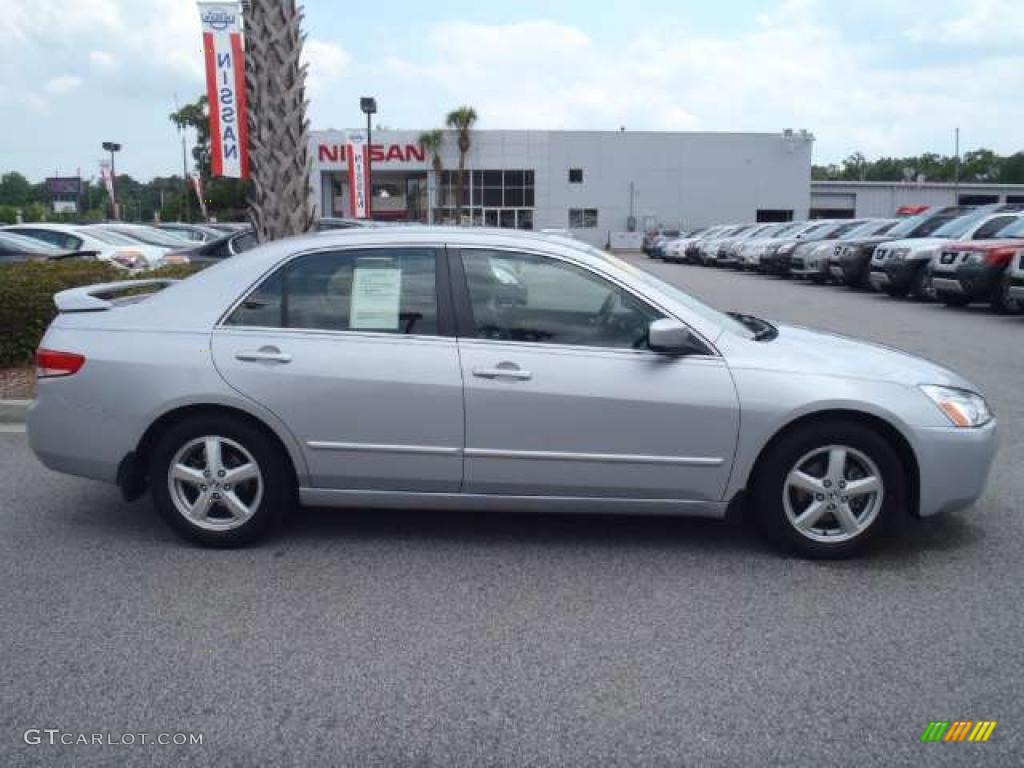 2003 Accord EX-L Sedan - Satin Silver Metallic / Black photo #3