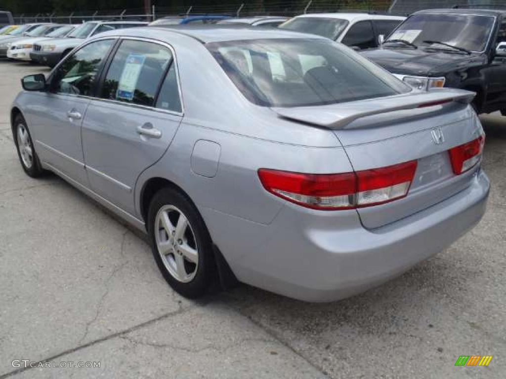 2003 Accord EX-L Sedan - Satin Silver Metallic / Black photo #5