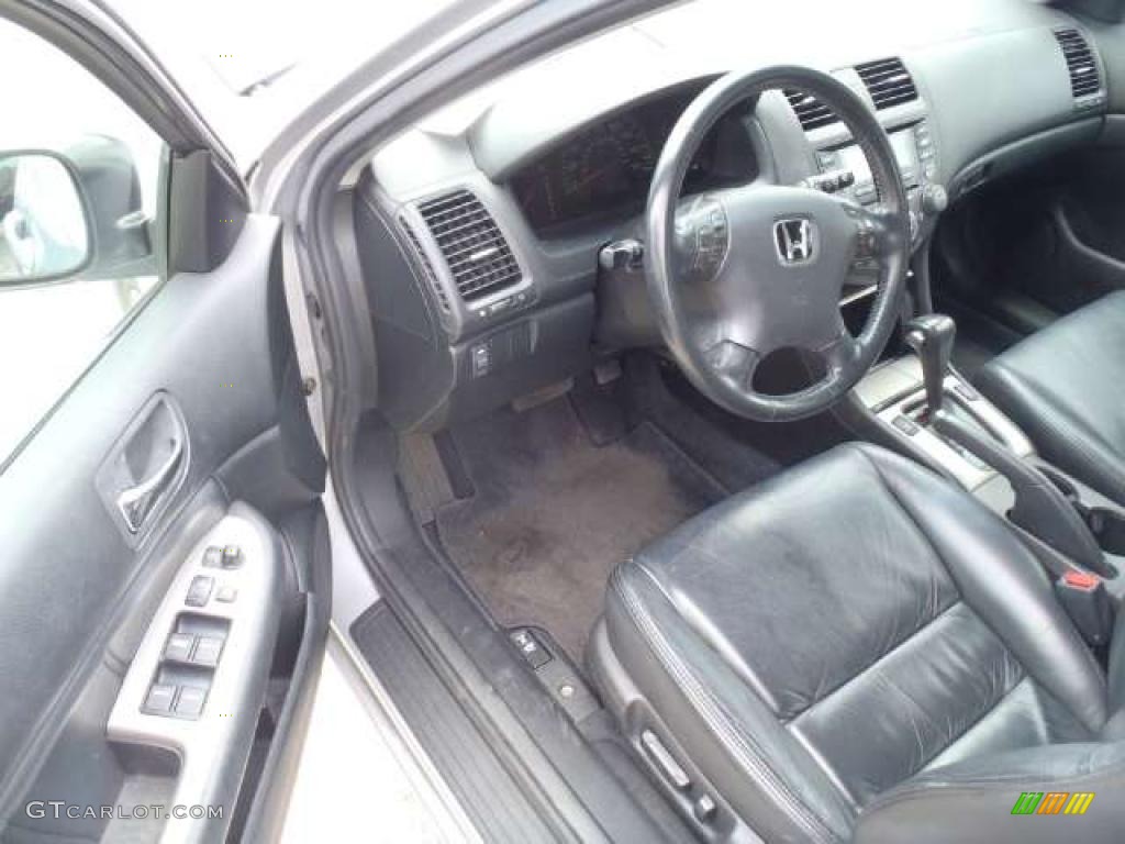 2003 Accord EX-L Sedan - Satin Silver Metallic / Black photo #8