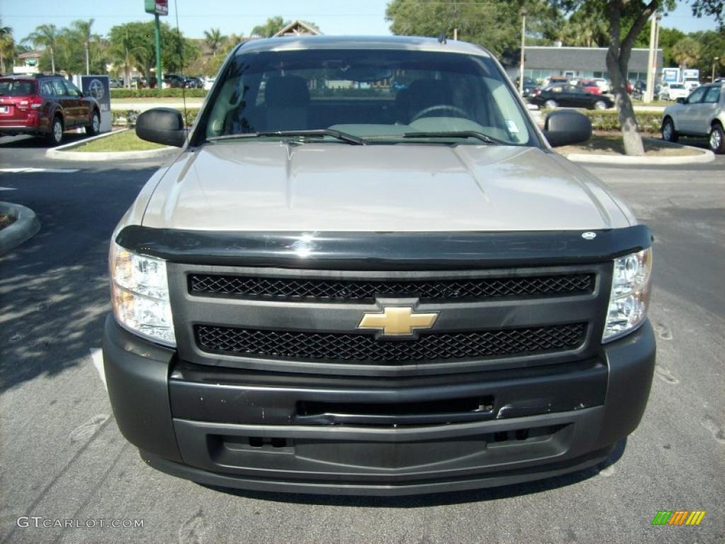 2009 Silverado 1500 Extended Cab - Silver Birch Metallic / Dark Titanium photo #2