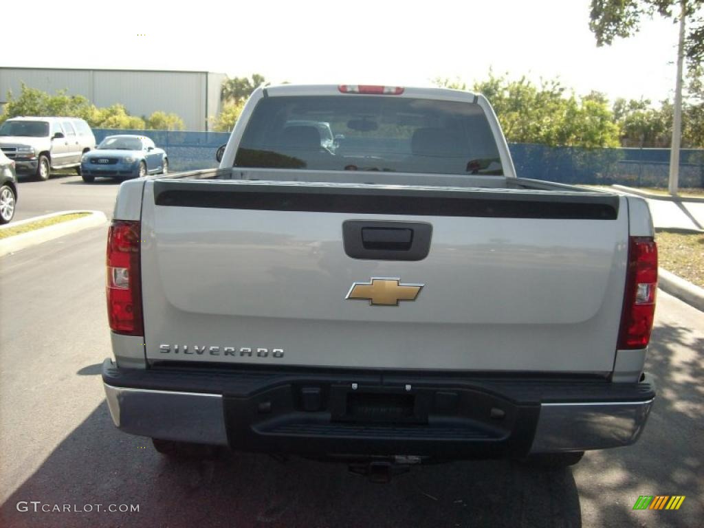 2009 Silverado 1500 Extended Cab - Silver Birch Metallic / Dark Titanium photo #5