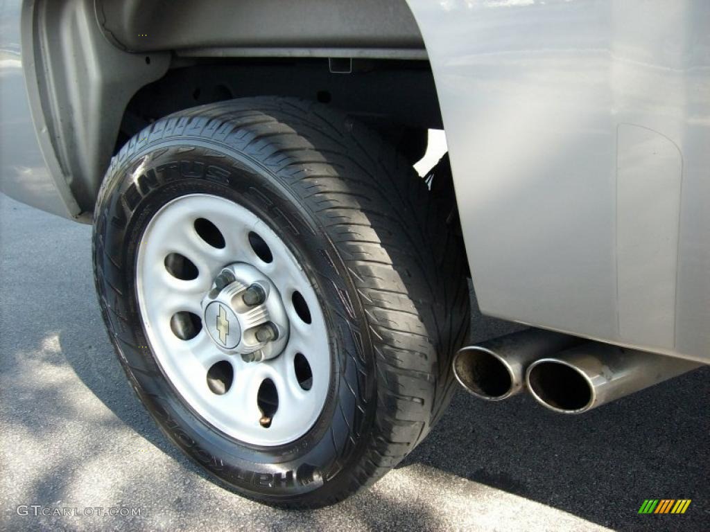 2009 Silverado 1500 Extended Cab - Silver Birch Metallic / Dark Titanium photo #8