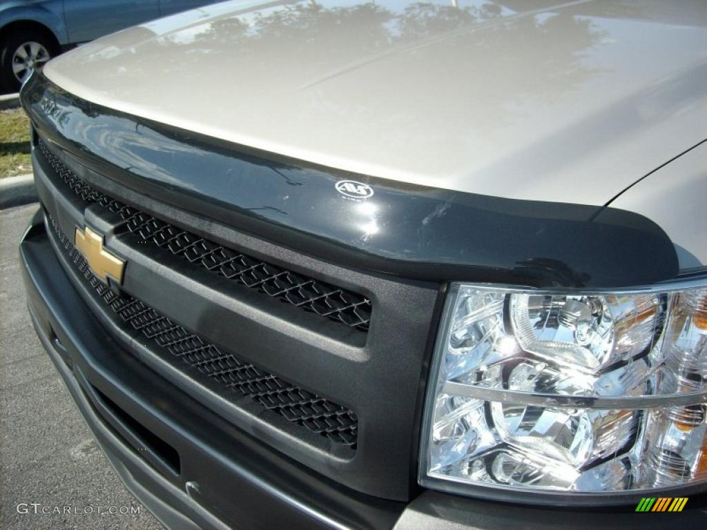 2009 Silverado 1500 Extended Cab - Silver Birch Metallic / Dark Titanium photo #9