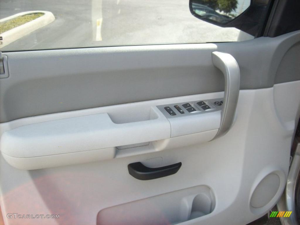 2009 Silverado 1500 Extended Cab - Silver Birch Metallic / Dark Titanium photo #10