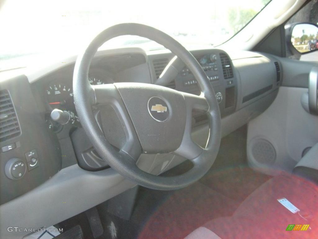 2009 Silverado 1500 Extended Cab - Silver Birch Metallic / Dark Titanium photo #13