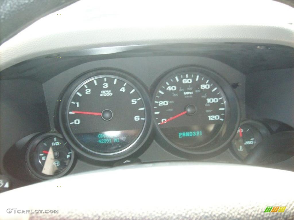 2009 Silverado 1500 Extended Cab - Silver Birch Metallic / Dark Titanium photo #14