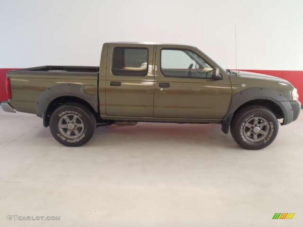 Canteen Metallic 2003 Nissan Frontier XE V6 Crew Cab Exterior Photo #49588765