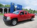 2011 Victory Red Chevrolet Silverado 1500 Extended Cab 4x4  photo #1