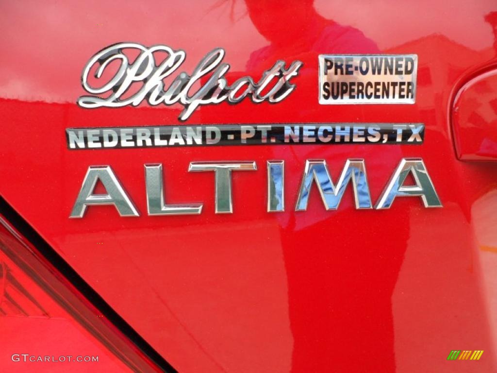 2009 Altima 2.5 S Coupe - Code Red Metallic / Blond photo #21