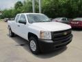 2011 Summit White Chevrolet Silverado 1500 Extended Cab 4x4  photo #7