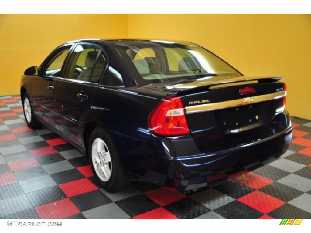 2005 Malibu LS V6 Sedan - Dark Blue Metallic / Gray photo #3