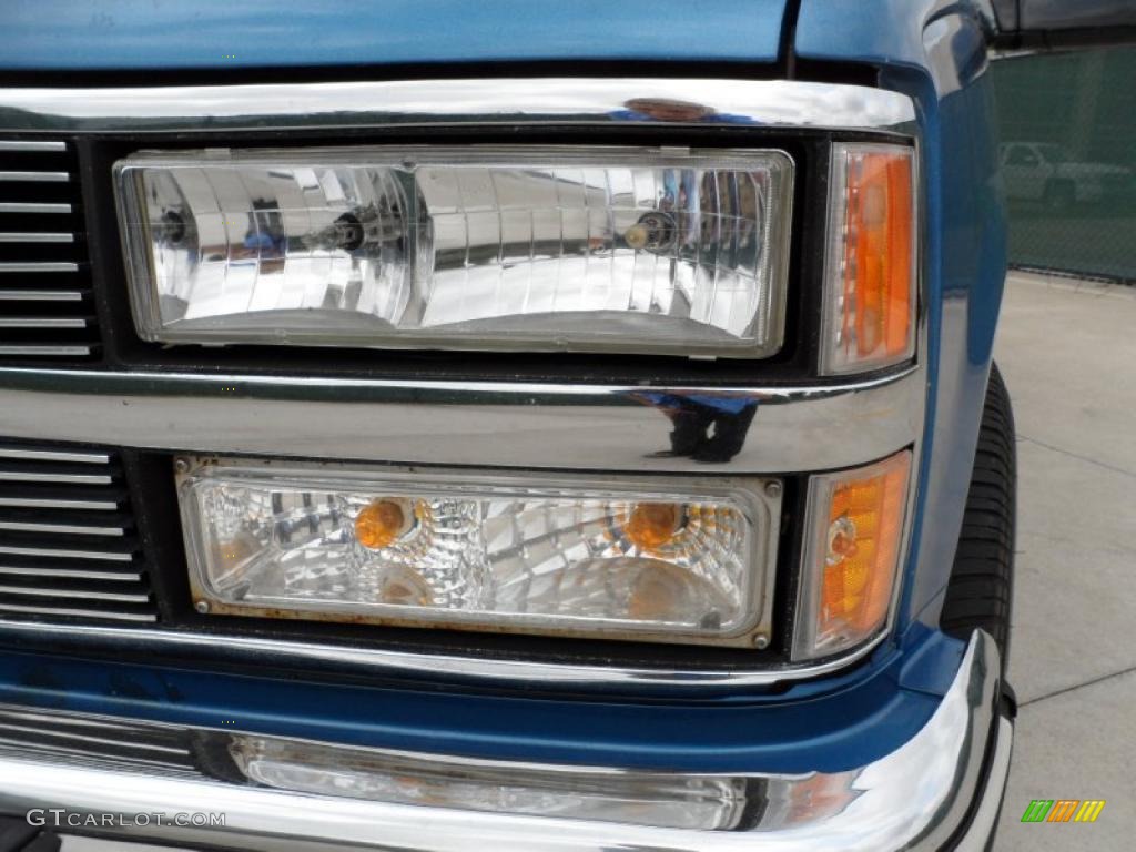 1990 C/K C1500 Silverado Regular Cab - Catalina Blue Metallic / Gray photo #10