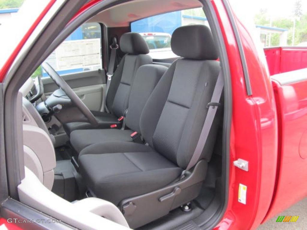 Dark Titanium Interior 2011 Chevrolet Silverado 1500 Regular Cab 4x4 Photo #49590595