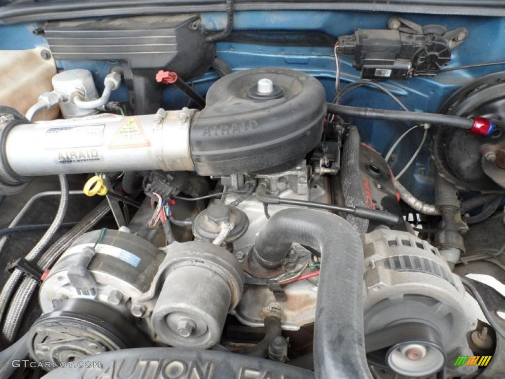 1990 Chevrolet C/K C1500 Silverado Regular Cab 5.7 Liter OHV 16-Valve V8 Engine Photo #49590814
