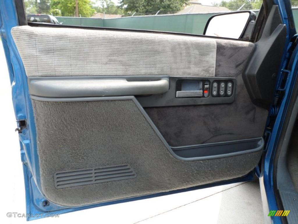1990 Chevrolet C/K C1500 Silverado Regular Cab Gray Door Panel Photo #49590895