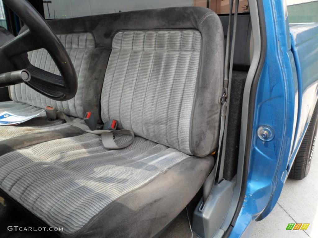 1990 C/K C1500 Silverado Regular Cab - Catalina Blue Metallic / Gray photo #41