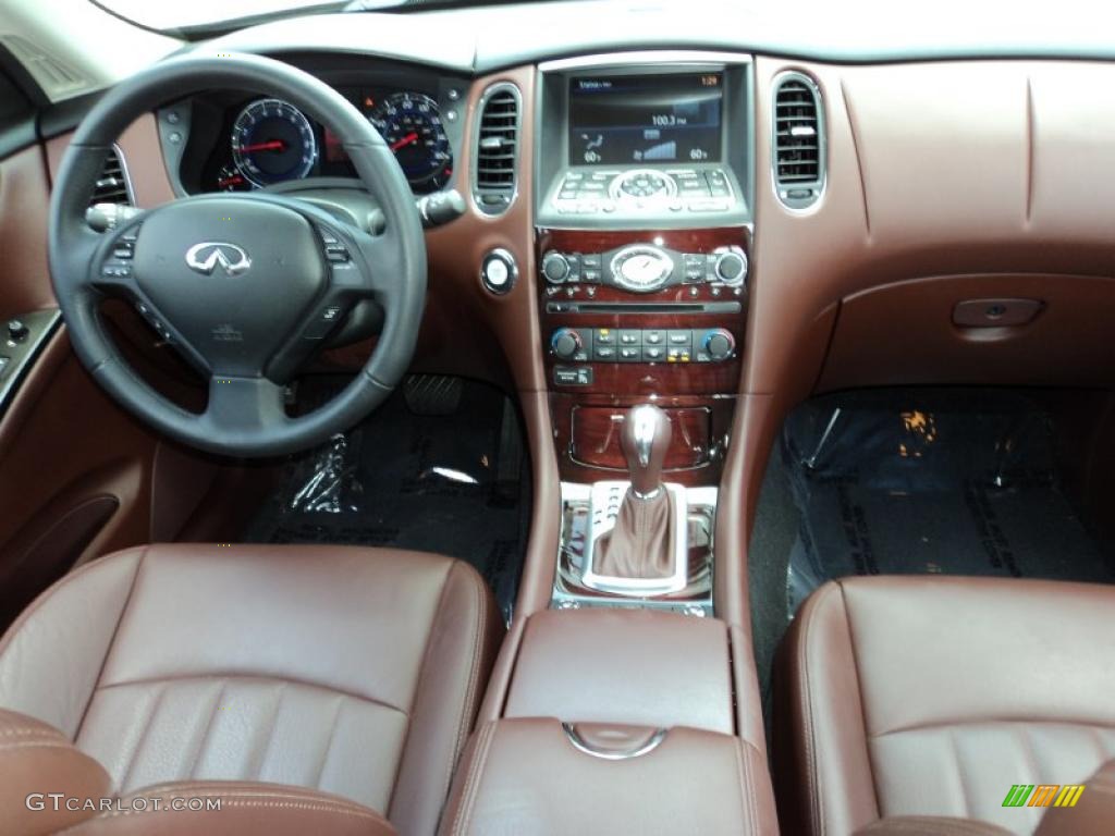 2010 Infiniti EX 35 Chestnut Dashboard Photo #49591864