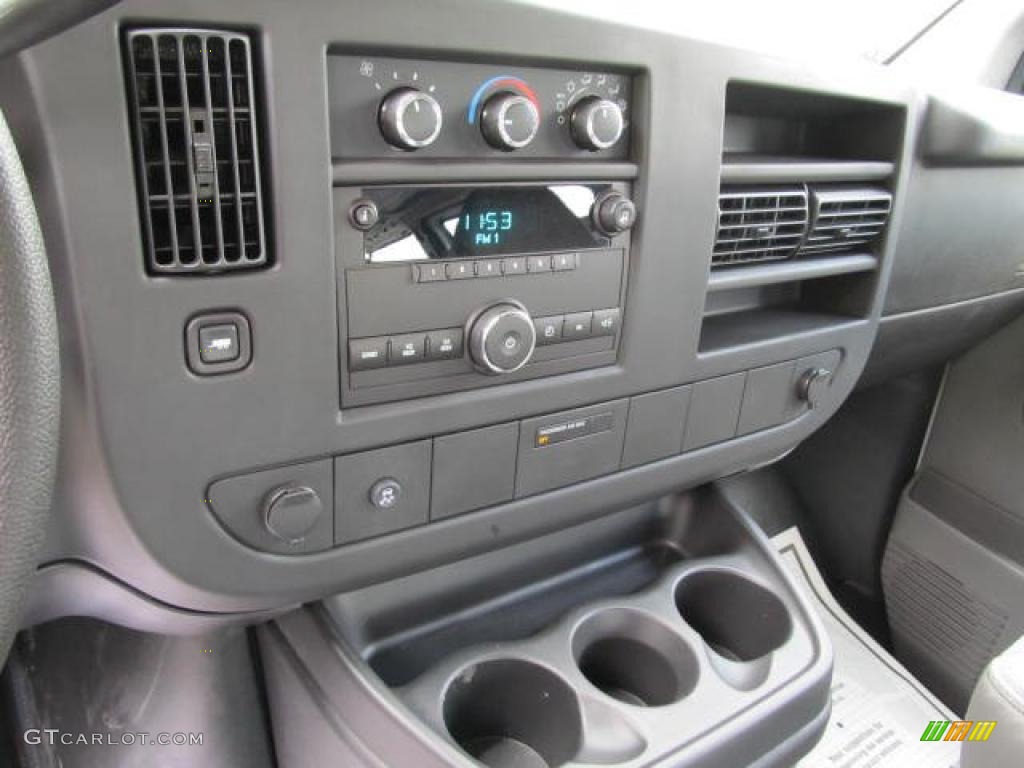 2011 Express 1500 AWD Cargo Van - Summit White / Medium Pewter photo #12