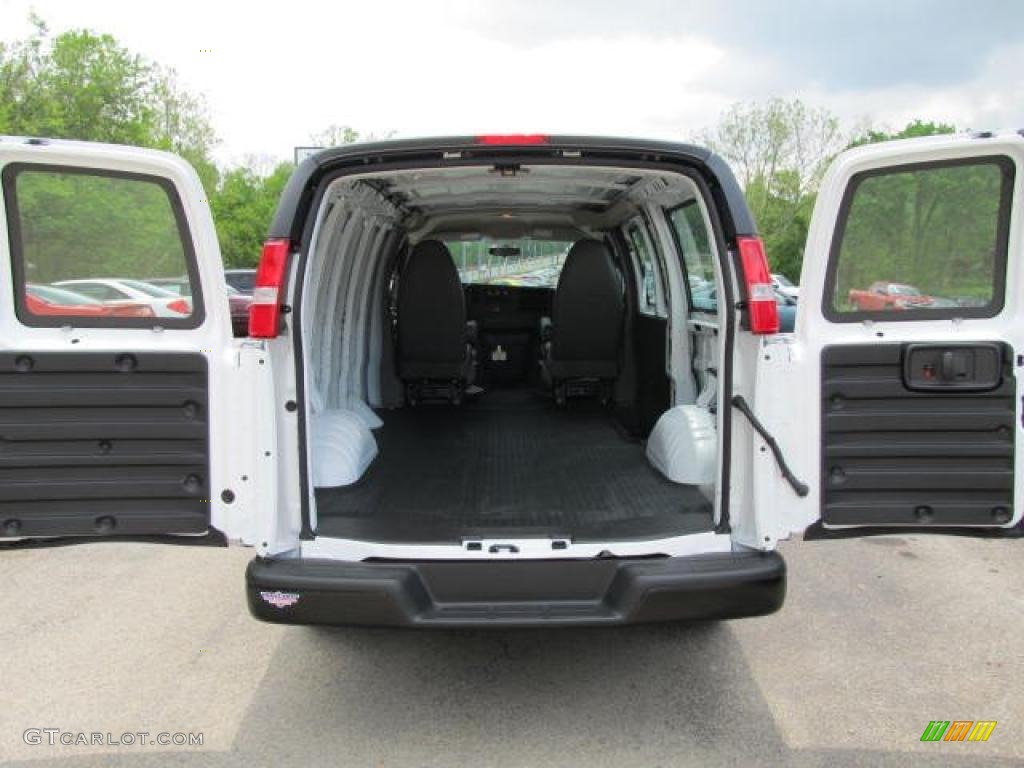 2011 Express 1500 AWD Cargo Van - Summit White / Medium Pewter photo #14