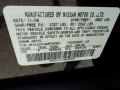 L50: Dark Current Red 2010 Infiniti EX 35 Color Code
