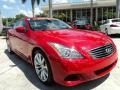 2008 Vibrant Red Infiniti G 37 S Sport Coupe  photo #2