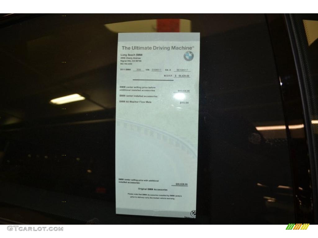 2011 3 Series 335i Coupe - Space Gray Metallic / Black photo #5