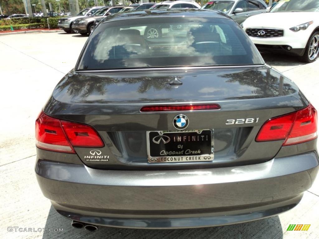 2008 3 Series 328i Convertible - Sparkling Graphite Metallic / Saddle Brown/Black photo #7
