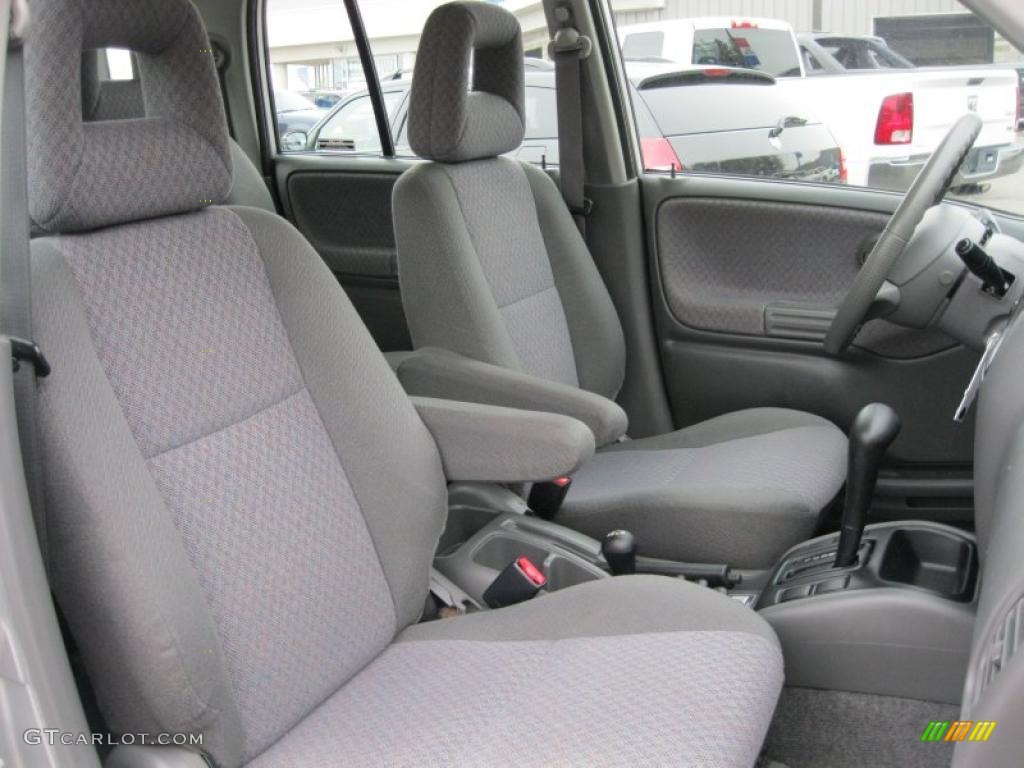 Medium Gray Interior 2002 Chevrolet Tracker 4WD Hard Top Photo #49595173