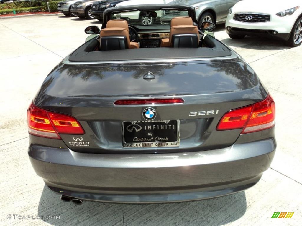 2008 3 Series 328i Convertible - Sparkling Graphite Metallic / Saddle Brown/Black photo #9