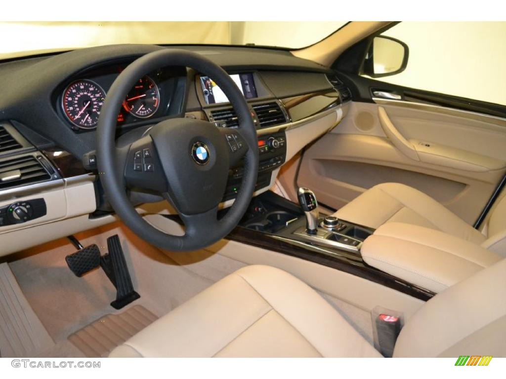 Sand Beige Interior 2011 BMW X5 xDrive 35d Photo #49595335