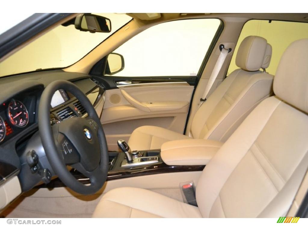 Sand Beige Interior 2011 BMW X5 xDrive 35d Photo #49595350