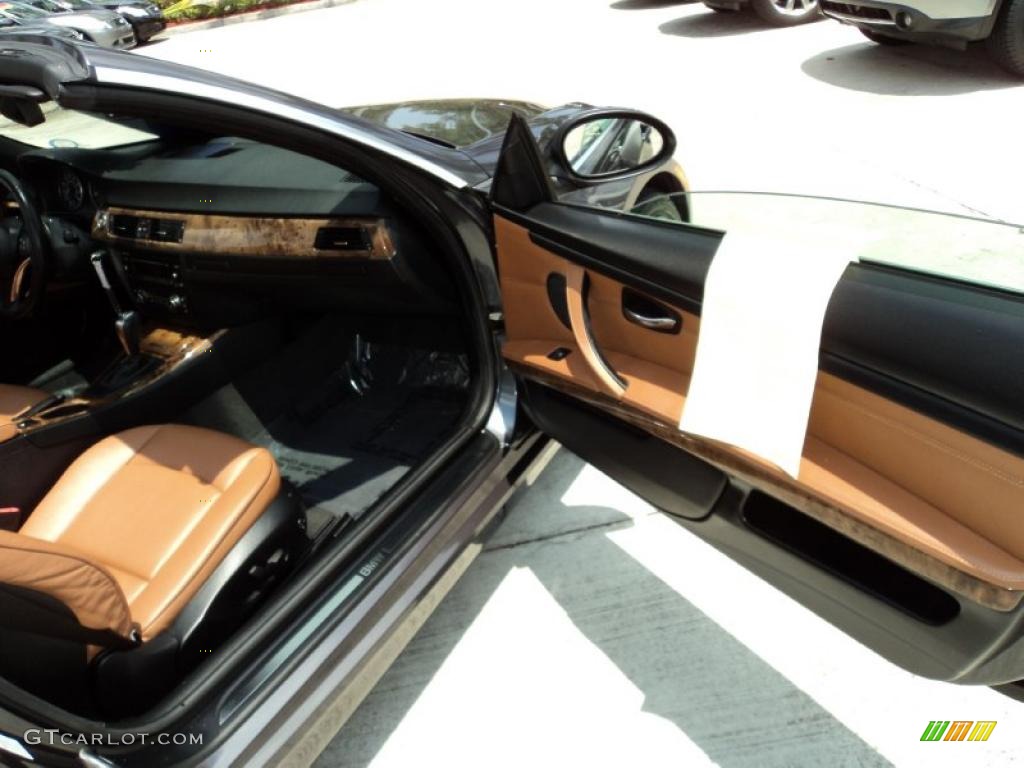 2008 3 Series 328i Convertible - Sparkling Graphite Metallic / Saddle Brown/Black photo #20