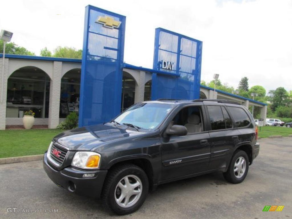 2005 Envoy SLE 4x4 - Steel Grey Metallic / Light Gray photo #1