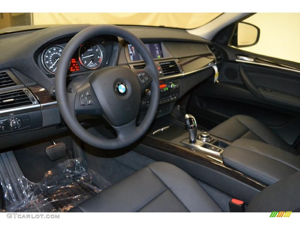 Black Interior 2011 BMW X5 xDrive 35d Photo #49595644