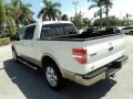 White Platinum Metallic Tri Coat - F150 Lariat SuperCrew Photo No. 10