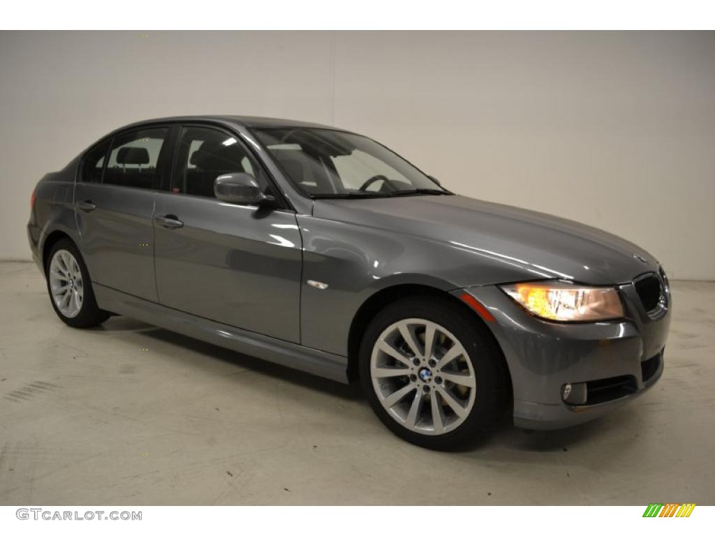 2011 3 Series 328i Sedan - Space Gray Metallic / Black photo #2