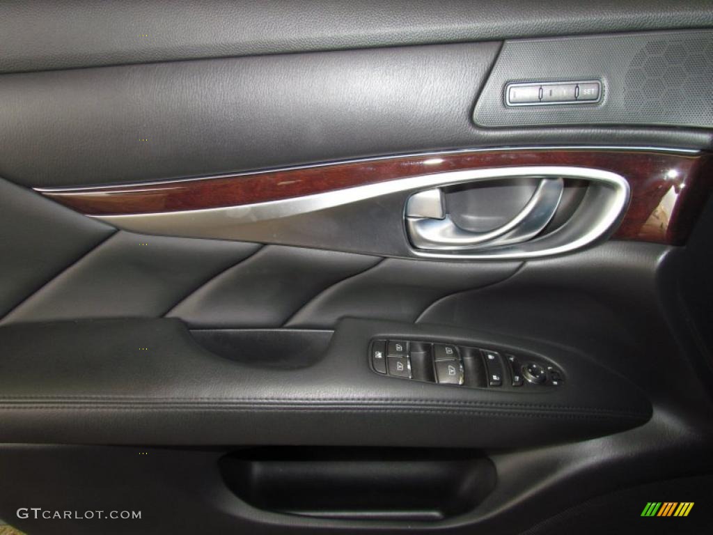 2011 Infiniti M 37 Sedan Graphite Door Panel Photo #49597777