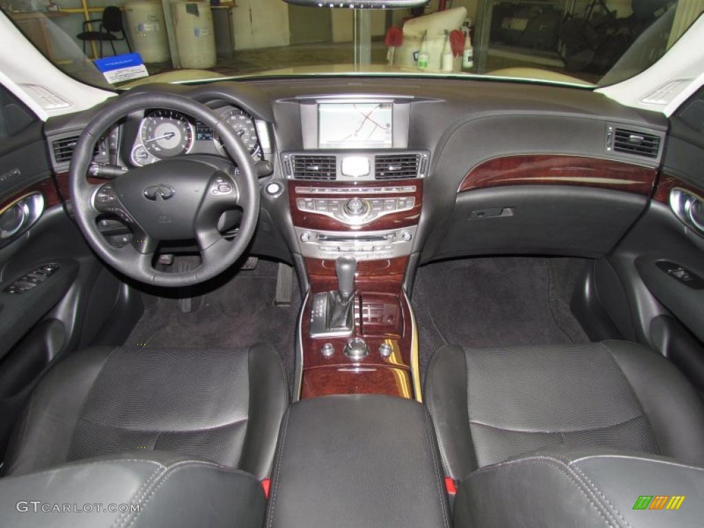 2011 Infiniti M 37 Sedan Graphite Dashboard Photo #49597792