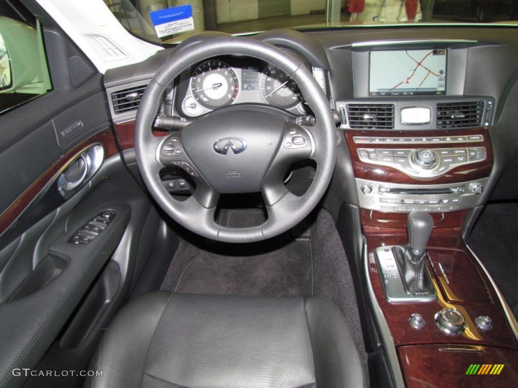 2011 Infiniti M 37 Sedan Graphite Dashboard Photo #49597813