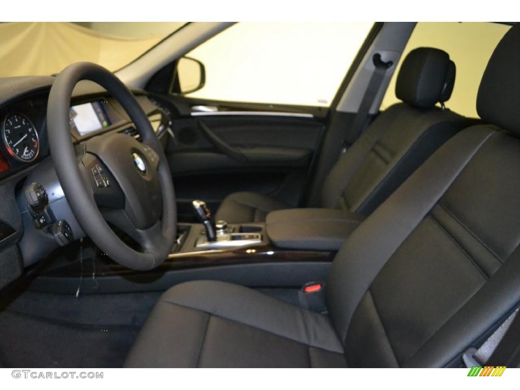 Black Interior 2012 BMW X5 xDrive35i Premium Photo #49597971