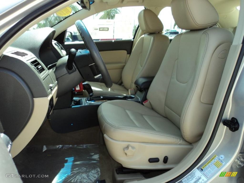 2010 Fusion SEL V6 - Smokestone Metallic / Camel photo #18