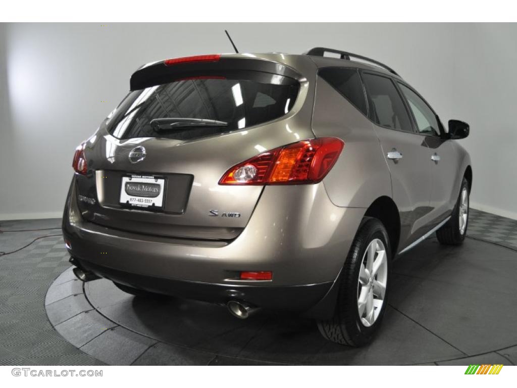 2009 Murano S AWD - Tinted Bronze Metallic / Black photo #5