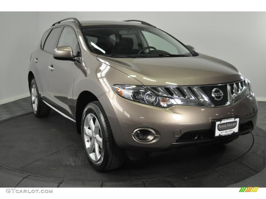 2009 Murano S AWD - Tinted Bronze Metallic / Black photo #7