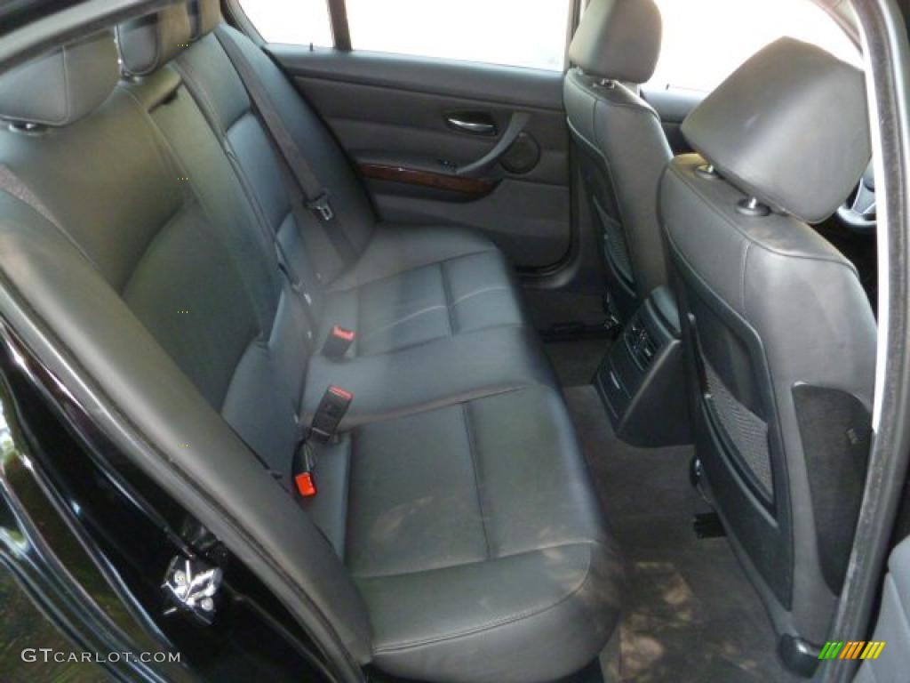 2008 3 Series 335i Sedan - Black Sapphire Metallic / Black photo #10