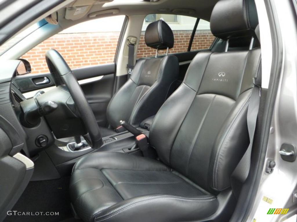 Graphite Interior 2008 Infiniti G 35 S Sport Sedan Photo #49599298