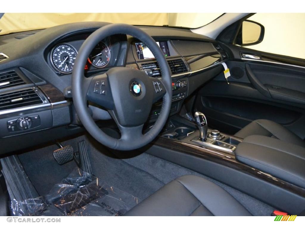 Black Interior 2012 BMW X5 xDrive35i Premium Photo #49599412