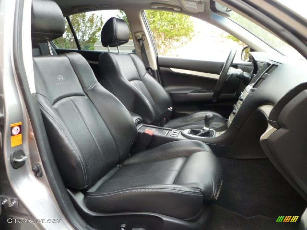 Graphite Interior 2008 Infiniti G 35 S Sport Sedan Photo #49599490